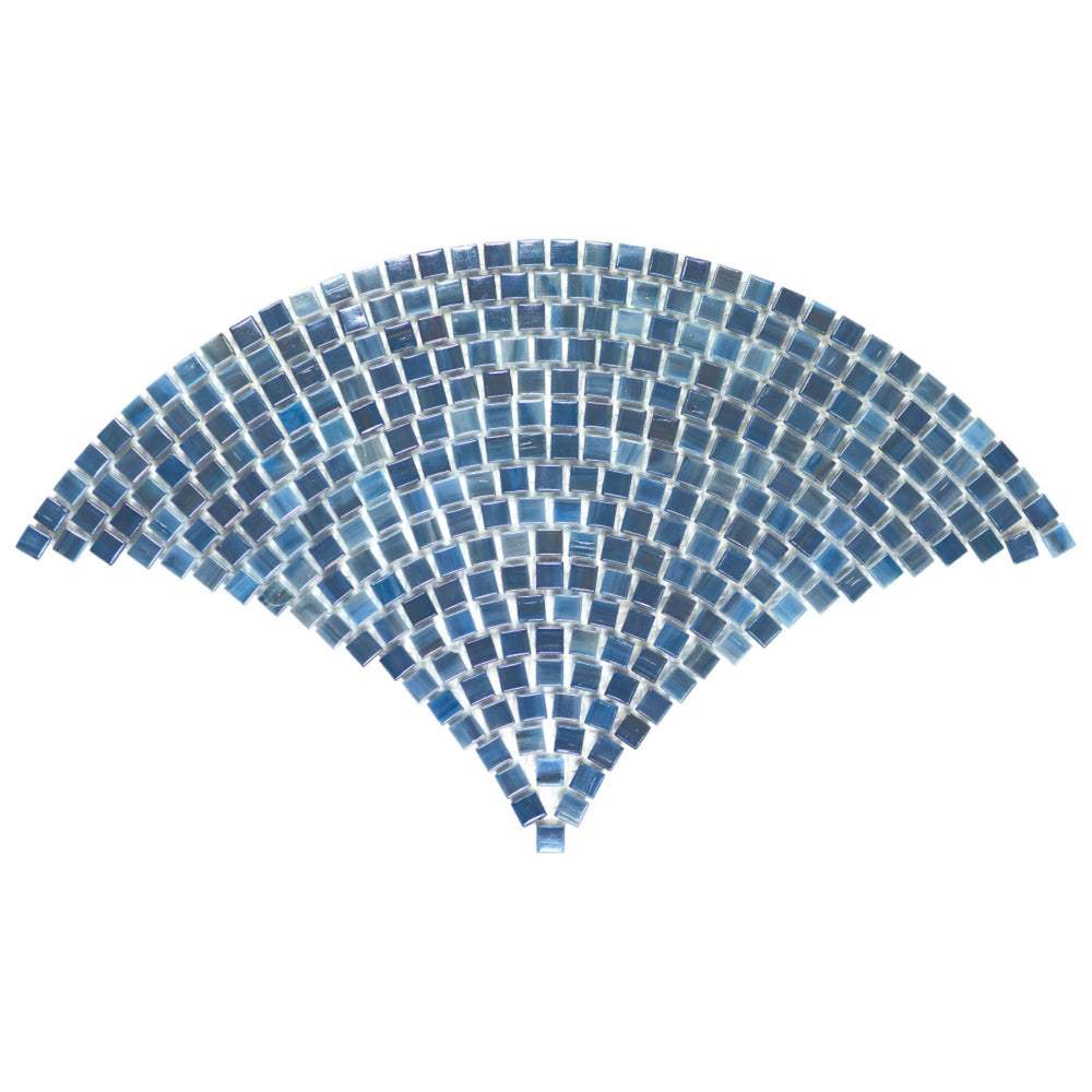 Fantasy in Maritime Fanfare Glass Tile