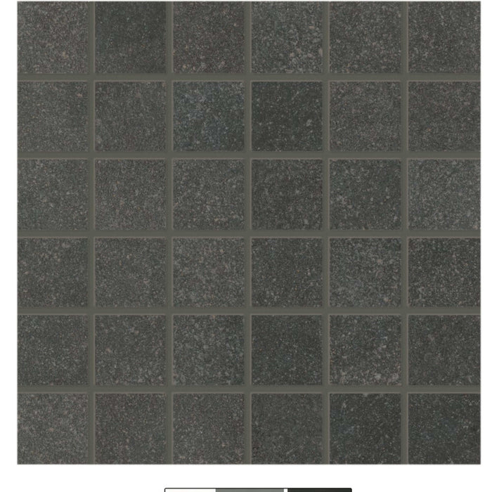 Main Street in Boutique Black Mosaic 2"x2" Tile