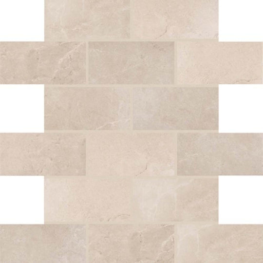 Core Fundamentals - Advantage in Mural Taupe 2"x4" Brick Joint