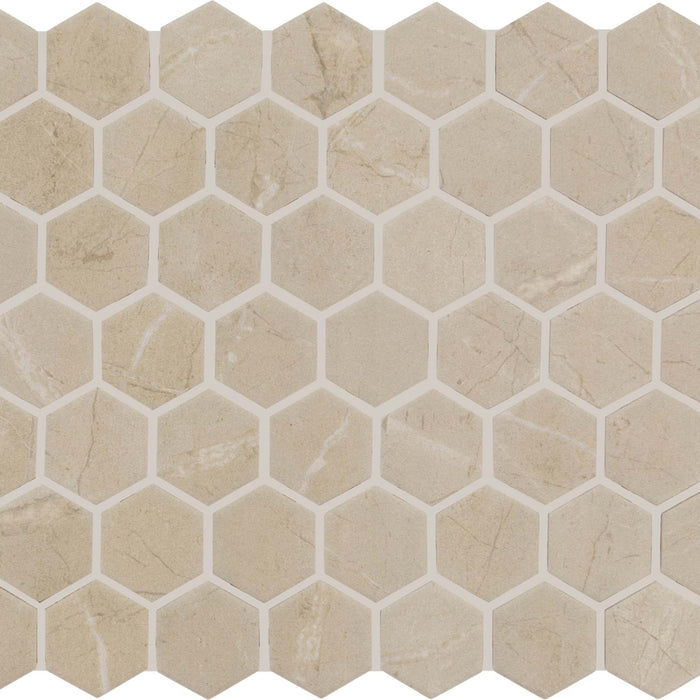 Perpetuo in Elegant Beige Hexagon 1.5 Tile