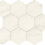 Perpetuo in Timeless White Hexagon 8 Tile