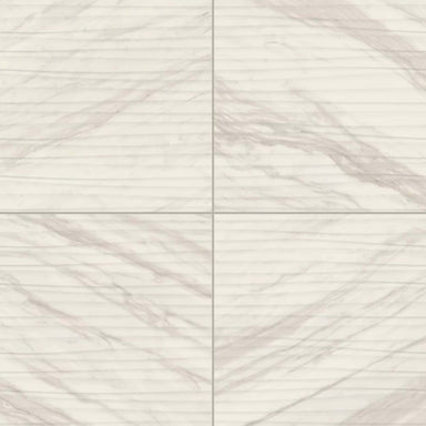 Perpetuo in Timeless White Wave 12x24 Tile