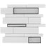 Monet Magic in Manhattan Light Glass Tile