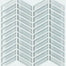 PARAMOUNT CHEVRON GLASS MOSAIC in Cloud  Tile