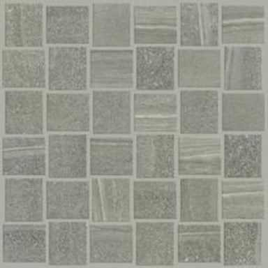 ORIGIN BASKETWEAVE MOSAIC in Carbon  Tile