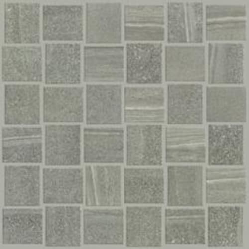 ORIGIN BASKETWEAVE MOSAIC in Carbon  Tile