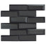 Monet Magic in Smokey Bricks Glass Tile