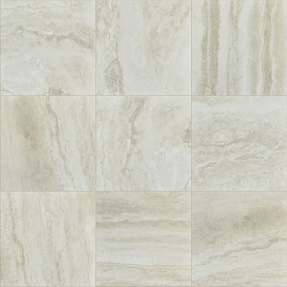 SATURN 18X18 in Ivory Tile