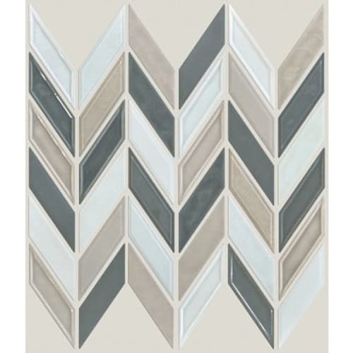 GEOSCAPES CHEVRON in Warm Blend  Tile