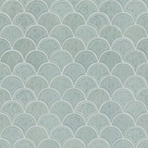 GEOSCAPES FAN in Light Grey  Tile