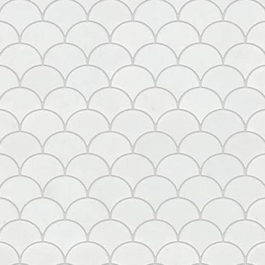 ESTATE FAN MOSAIC in Thassos  Tile