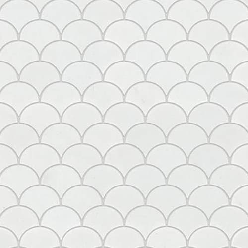 ESTATE FAN MOSAIC in Thassos  Tile