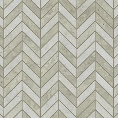 DEL RAY CHEVRON in Thala Gray  Tile