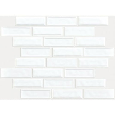 GEOSCAPES RANDOM LINEAR in White  Tile