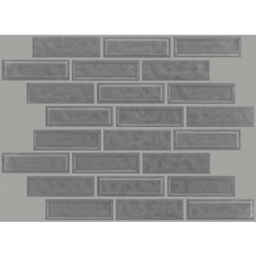 GEOSCAPES RANDOM LINEAR in Dark Grey  Tile