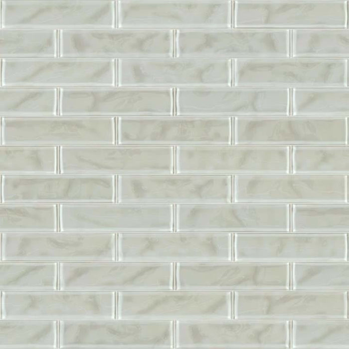 PRINCIPAL 3X12 ARTISAN GLASS in Mist Tile