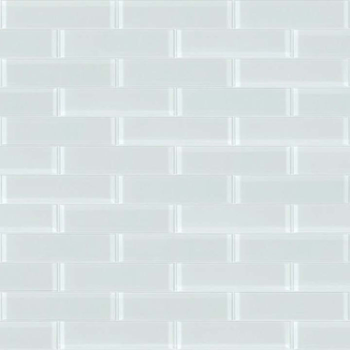 PRINCIPAL 3X12 GLASS TILE 2 in Ice Tile