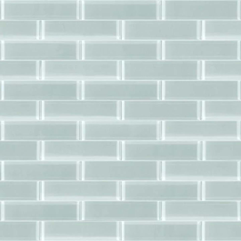 PRINCIPAL 3X12 GLASS TILE 2 in Cloud Tile