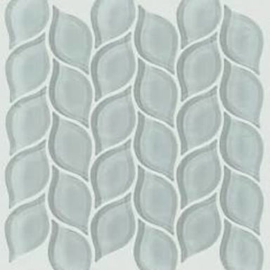 PRINCIPAL PETAL GLASS MOSAIC in Shadow  Tile