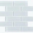 PRINCIPAL SUBWAY GLASS MOSAIC in Ice  Tile