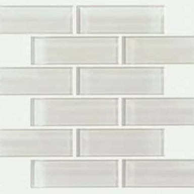 PRINCIPAL SUBWAY GLASS MOSAIC in Mist  Tile