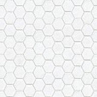 GEOSCAPES HEXAGON in White  Tile