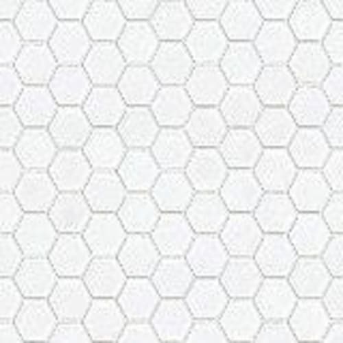 GEOSCAPES HEXAGON in White  Tile
