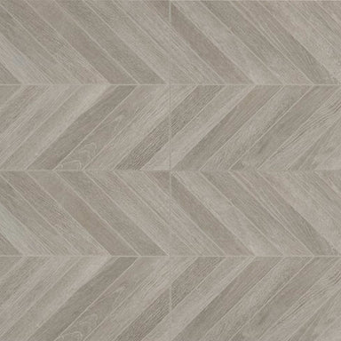 Trellis Oak in Smoke Rectangle Chevron Tile