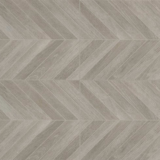 Trellis Oak in Smoke Rectangle Chevron