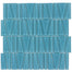 Splash in Fringe Aqua Sea Glass Tile