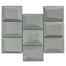 Monet Magic in Foggy Blocks Glass Tile