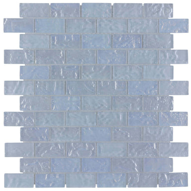 Splash in Glacial Seas Glass Tile