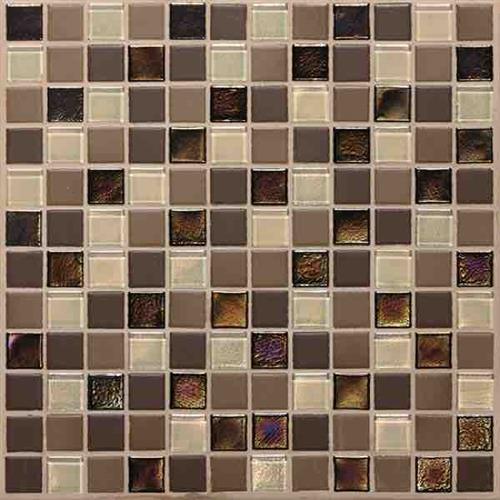 Coastal Keystones in Treasure Island Blend 1 X 1 Mosaic Glass Tile