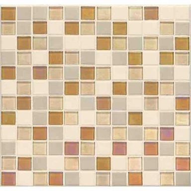 Coastal Keystones in Island Harvest 1 X 1 Mosaic Glass Tile