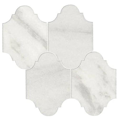 Yukon White Marble - 12x12 Brick
