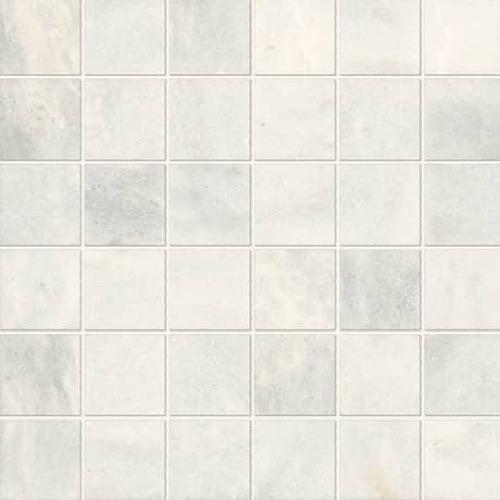 Yukon White Marble - 2x2 Mosaic