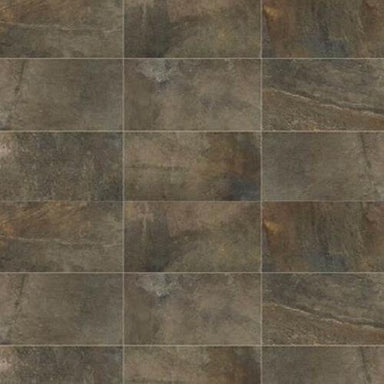 Slate Attache in Meta Green - 12x24 Tile