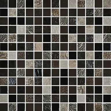 Uptown Glass in Exotic Brown Glass Tile
